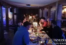 Performed Blóts 2025: On December 7, the blót kindred Sleipner held its annual closed winter blót with a following feast Performed Blóts 2025: On December 7, the blót kindred Sleipner held its annual closed winter blót with a following feast