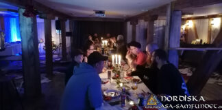 Performed Blóts 2025: On December 7, the blót kindred Sleipner held its annual closed winter blót with a following feast Performed Blóts 2025: On December 7, the blót kindred Sleipner held its annual closed winter blót with a following feast
